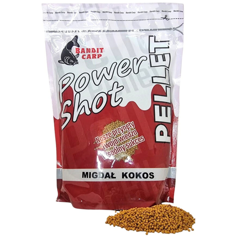 PELLET BANDIT CARP 2mm 1kg MIGDAŁ KOKOS PELLET BANDIT CARP 2mm 1kg MIGDAŁ KOKOS