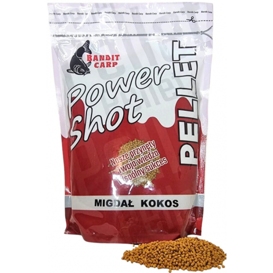 PELLET BANDIT CARP 2mm 1kg MIGDAŁ KOKOS PELLET BANDIT CARP 2mm 1kg MIGDAŁ KOKOS
