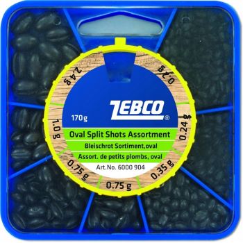ŚRUCINY ŚRUT ZEBCO OWALNE 170g MIESZANE