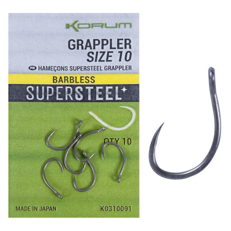 HACZYKI KORUM GRAPPLER ROZMIAR 8 BARBLESS HACZYKI KORUM GRAPPLER ROZMIAR 8 BARBLESS