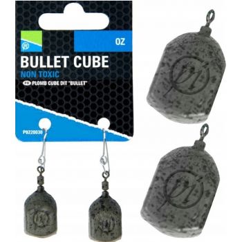 CIĘŻARKI PRESTON BULLET CUBE LEAD 15g 2szt