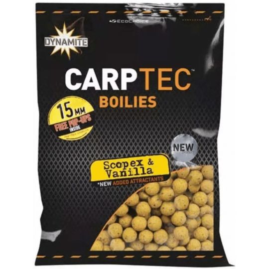 KULKI DYNAMITE BAITS CARPTEC SCOPEX WANILIA 15mm KULKI DYNAMITE BAITS CARPTEC SCOPEX WANILIA 15mm