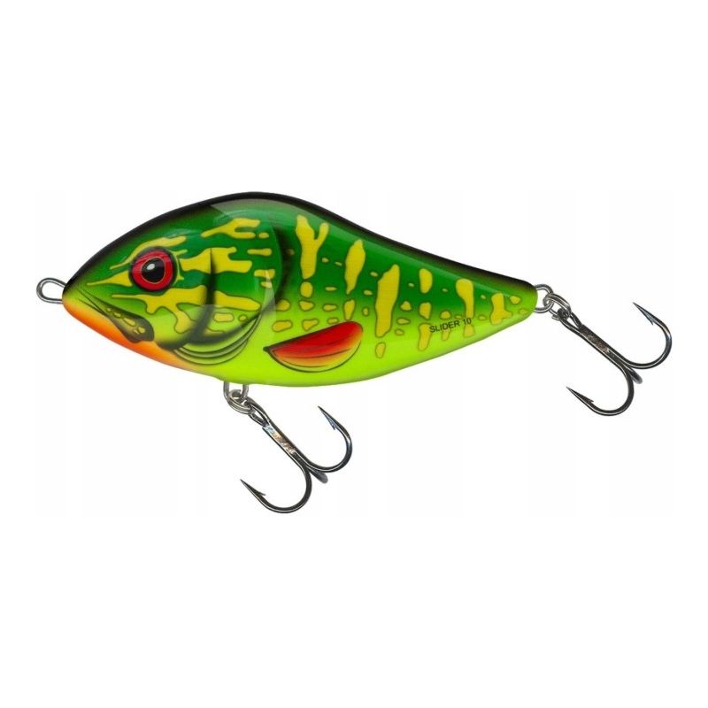 WOBLER SALMO SLIDER 10cm 45g GREEN PIKE TONĄCY WOBLER SALMO SLIDER 10cm 45g GREEN PIKE TONĄCY
