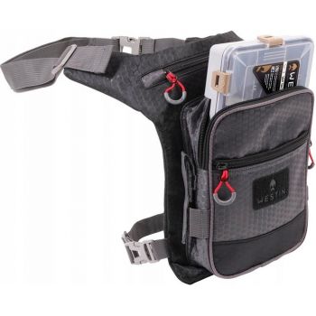 TORBA WESTIN NA NOGĘ 1 BOX MEDIUM TITANIUM BLACK