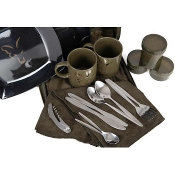 ZESTAW OBIADOWY + TORBA FOX CAMOLITE 2 PERSON DINN