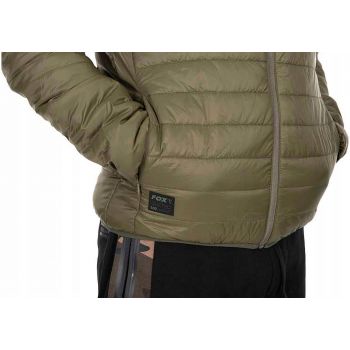 KURTKA WĘDKARSKA FOX OLIVE QUILTED 100 ROZM XL