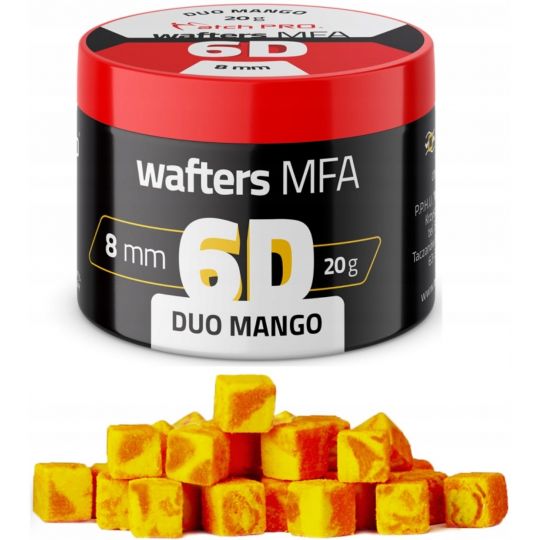DUMBELLS MATCH PRO DUO 6D MANGO 8x8mm 20g DUMBELLS MATCH PRO DUO 6D MANGO 8x8mm 20g