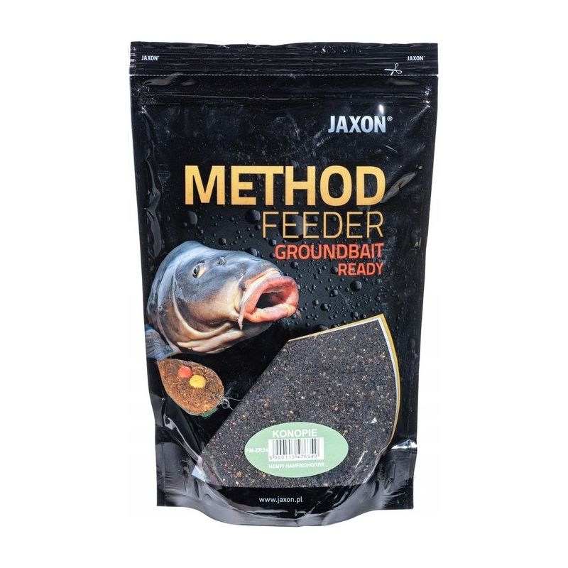 ZANĘTA MOKRA JAXON FEEDER READY KONOPIE 750g