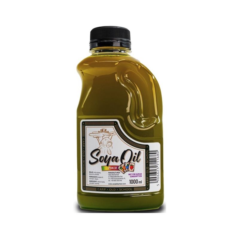 OLEJ SOJOWY CARP OLD SCHOOL POKER SOYA OIL OLEJ SOJOWY CARP OLD SCHOOL POKER SOYA OIL