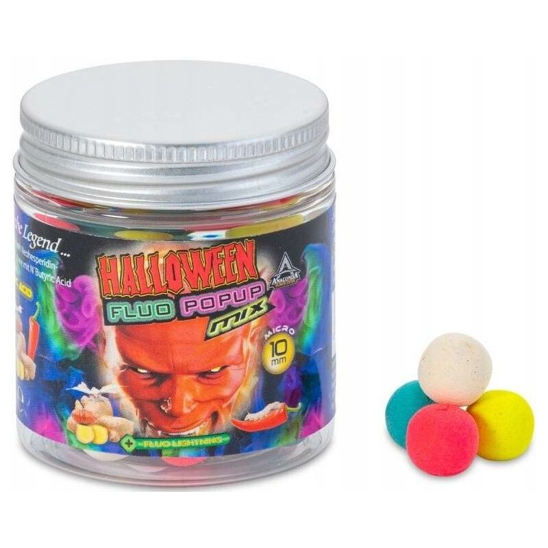 KULKI ANACONDA HALLOWEEN FLUO POP UP MIX 16mm 25g KULKI ANACONDA HALLOWEEN FLUO POP UP MIX 16mm 25g