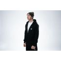 BLUZA NASH MAKE IT BADGE ZIPPED BLACK NA ZAMEK 3XL