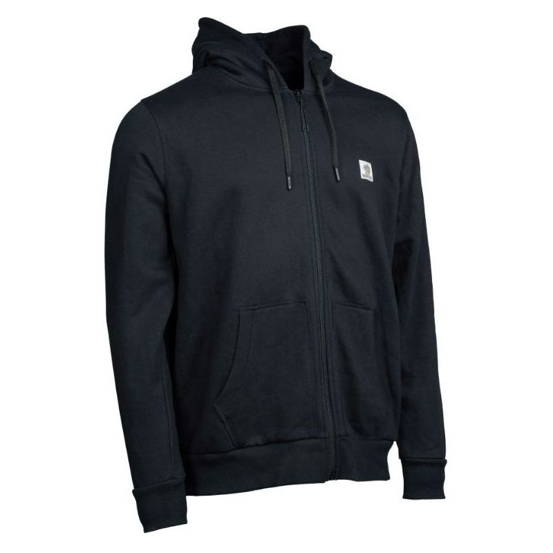 BLUZA NASH MAKE IT BADGE ZIPPED BLACK NA ZAMEK XXL