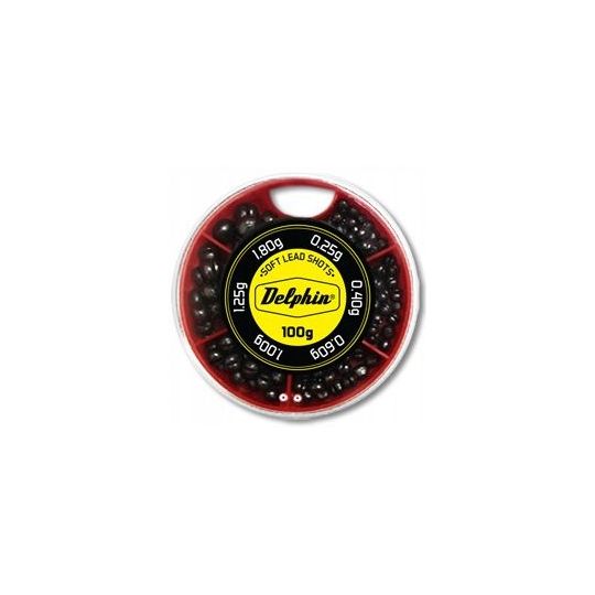 ŚRUCINY ŚRUT DELPHIN OŁOWIANY SOFT 100g 0,25-1,8g ŚRUCINY ŚRUT DELPHIN OŁOWIANY SOFT 100g 0,25-1,8g