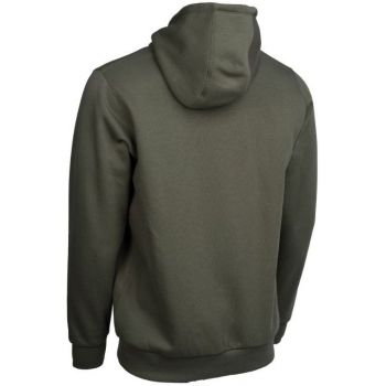BLUZA NASH MAKE IT BADGE ZIPPED GREEN NA ZAMEK XXL
