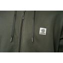 BLUZA NASH MAKE IT BADGE ZIPPED GREEN NA ZAMEK XXL