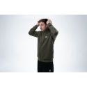BLUZA NASH MAKE IT BADGE ZIPPED GREEN NA ZAMEK  XL