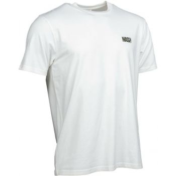 KOSZULKA NASH T-SHIRT MAKE IT CARP LOGO ECRU L