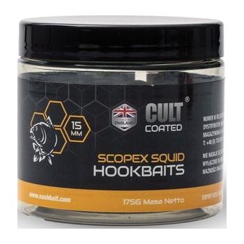 KULKI NASH SCOPEX SQUID CULT COATED HOOKBAITS 15mm