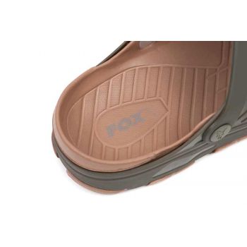 KLAPKI FOX KHAKI CLOGS 45
