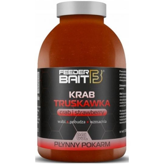 ZALEWA FEEDER BAIT KRAB TRUSKAWKA 250ml ZALEWA FEEDER BAIT KRAB TRUSKAWKA 250ml
