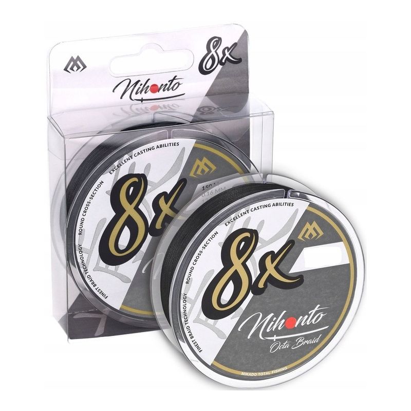 PLECIONKA NIHONTO OCTA BRAID 150m BLACK 0,06mm PLECIONKA NIHONTO OCTA BRAID 150m BLACK 0,06mm