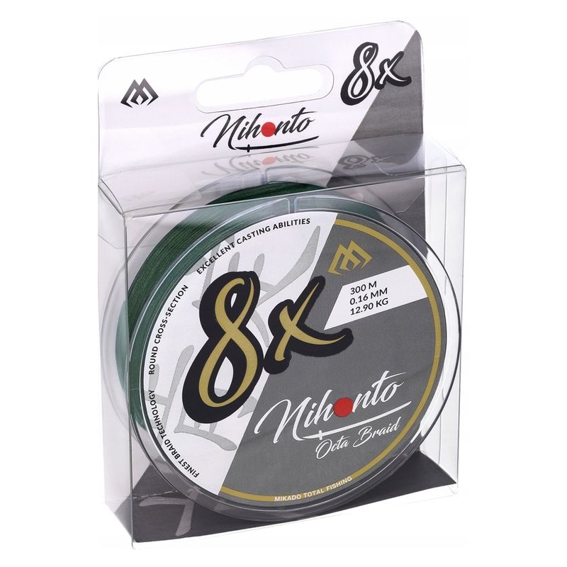 PLECIONKA NIHONTO OCTA BRAID 300m GREEN 0,50mm PLECIONKA NIHONTO OCTA BRAID 300m GREEN 0,50mm