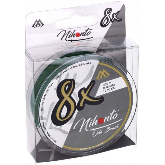 PLECIONKA NIHONTO OCTA BRAID 300m GREEN 0,50mm PLECIONKA NIHONTO OCTA BRAID 300m GREEN 0,50mm