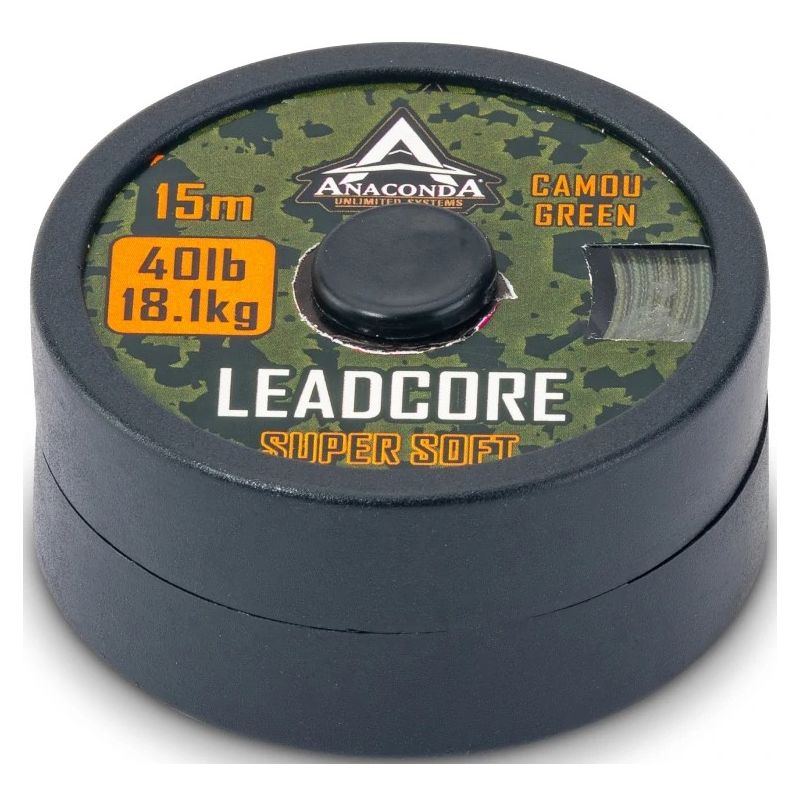 LEADCORE ANACONDA Z RDZENIEM SOFT CAMOU 5m 40lb LEADCORE ANACONDA Z RDZENIEM SOFT CAMOU 5m 40lb