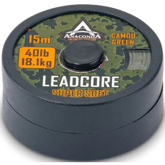LEADCORE ANACONDA Z RDZENIEM SOFT CAMOU 5m 40lb LEADCORE ANACONDA Z RDZENIEM SOFT CAMOU 5m 40lb
