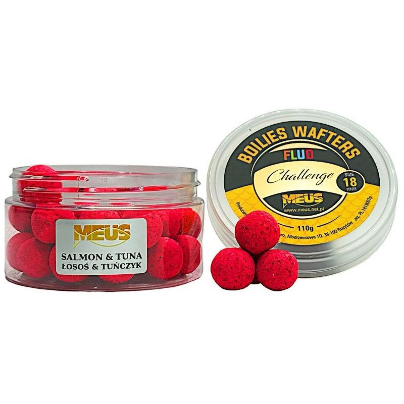 KULKI MEUS CHALLENGE WAFTERS 18mm ŁOSOŚ TUŃCZYK KULKI MEUS CHALLENGE WAFTERS 18mm ŁOSOŚ TUŃCZYK