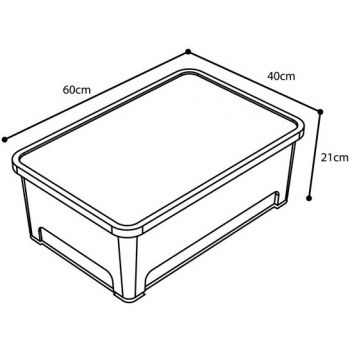 SKRZYNKA NASH BANK LIFE STACKER STORAGE BOX M 36L