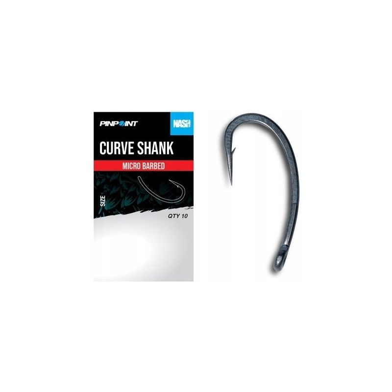 HACZYKI NASH CURVE SHANK SIZE 4 MICRO BARB HACZYKI NASH CURVE SHANK SIZE 4 MICRO BARB
