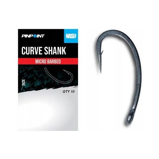 HACZYKI NASH CURVE SHANK SIZE 4 MICRO BARB HACZYKI NASH CURVE SHANK SIZE 4 MICRO BARB