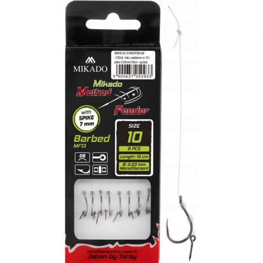 HACZYKI MIKADO METHOD FEEDER PRZYPON Z IGŁĄ 4 HACZYKI MIKADO METHOD FEEDER PRZYPON Z IGŁĄ 4
