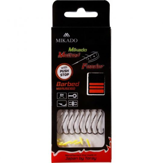 HACZYKI MIKADO METHOD FEEDER ŻYŁKA PUSH STOP 10 HACZYKI MIKADO METHOD FEEDER ŻYŁKA PUSH STOP 10