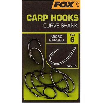 HACZYKI FOX CARP HOOKS CURVE SHANK ROZMIAR 8