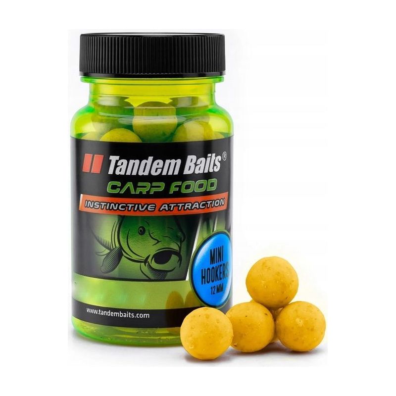 KULKI TANDEM BAITS MINI HOOKERS 12mm 50ml WANILIA KULKI TANDEM BAITS MINI HOOKERS 12mm 50ml WANILIA