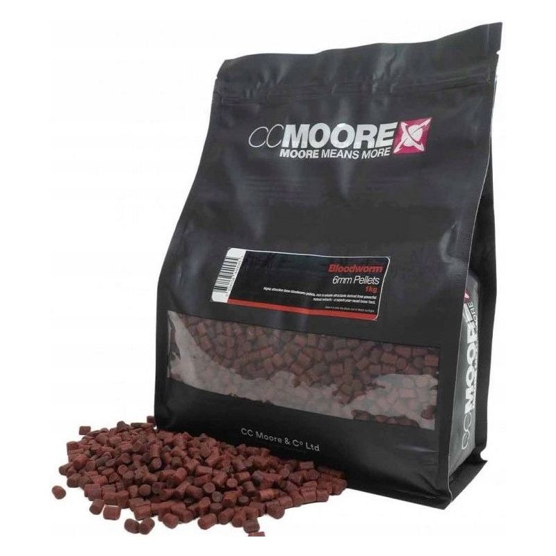 PELLET CC MOORE BLOODWORM PELLETS 6mm 1kg PELLET CC MOORE BLOODWORM PELLETS 6mm 1kg