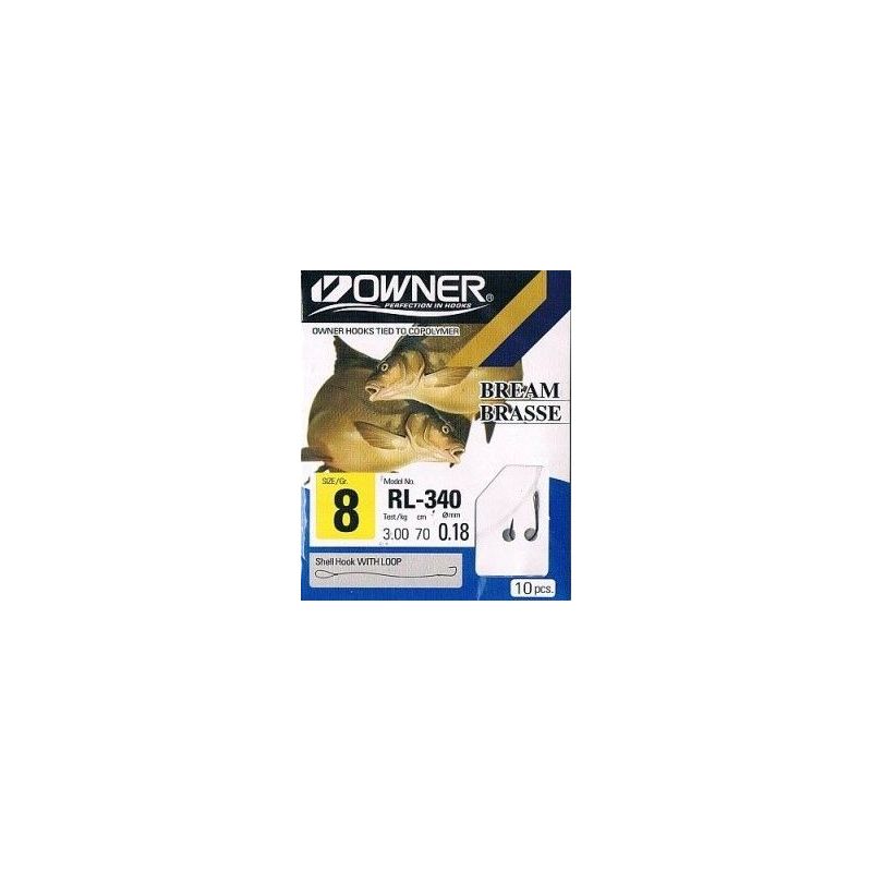 HACZYKI Z PRZYPONEM OWNER RL340 CHINTA 4 0.22mm HACZYKI Z PRZYPONEM OWNER RL340 CHINTA 4 0.22mm