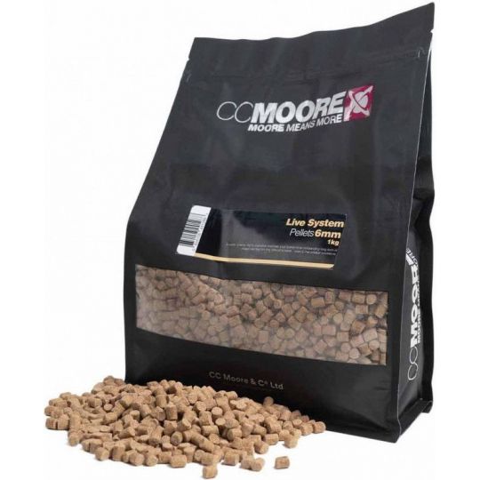 PELLET CC MOORE LIVE SYSTEM PELLETS 6mm 1kg PELLET CC MOORE LIVE SYSTEM PELLETS 6mm 1kg
