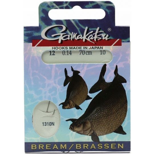HACZYKI WIĄZANE GAMAKATSU BREAM 1310N 0,16mm 10 HACZYKI WIĄZANE GAMAKATSU BREAM 1310N 0,16mm 10