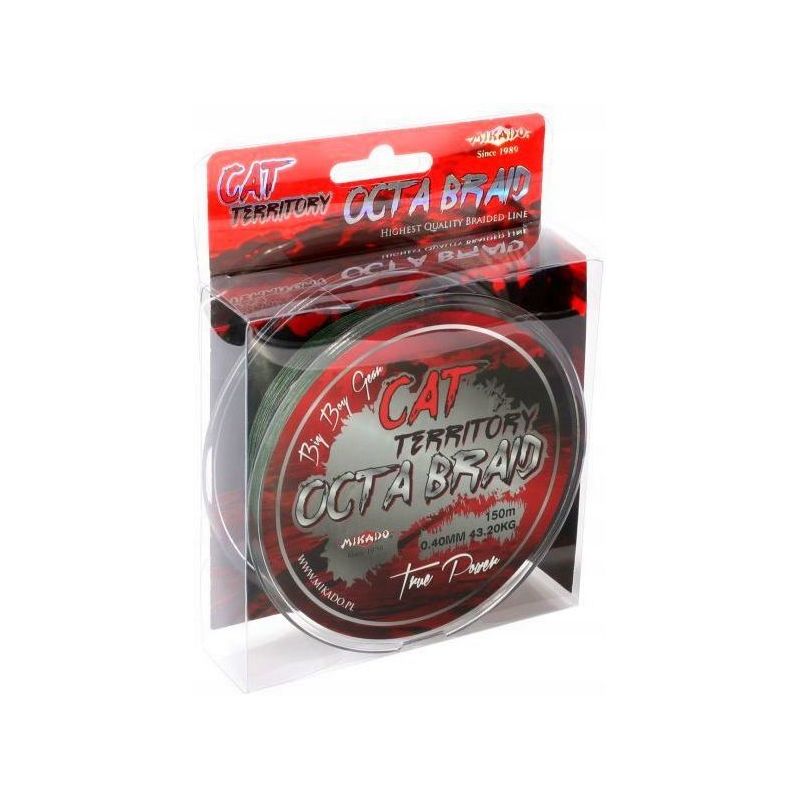 PLECIONKA CAT TERRITORY OCTA BRAID 30m 1,0mm GREEN PLECIONKA CAT TERRITORY OCTA BRAID 30m 1,0mm GREEN