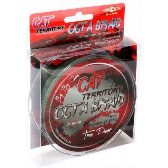 PLECIONKA CAT TERRITORY OCTA BRAID 30m 1,0mm GREEN PLECIONKA CAT TERRITORY OCTA BRAID 30m 1,0mm GREEN