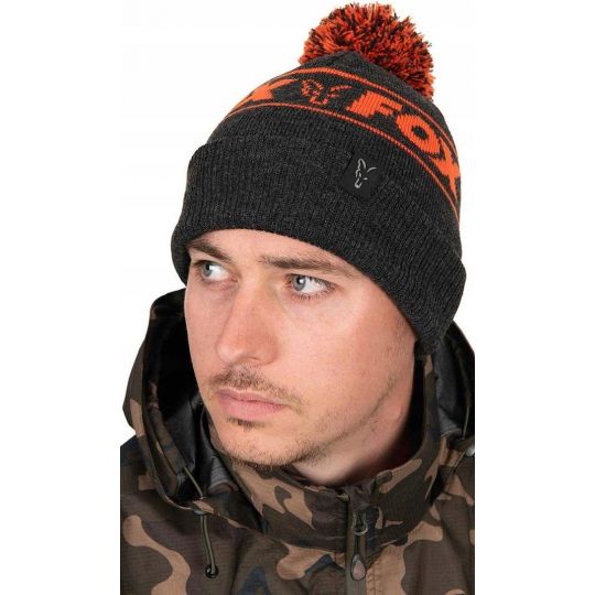 CZAPKA FOX ZIMOWA BOBBLES BLACK ORANGE CZAPKA FOX ZIMOWA BOBBLES BLACK ORANGE
