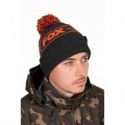 CZAPKA FOX ZIMOWA BOBBLES BLACK ORANGE