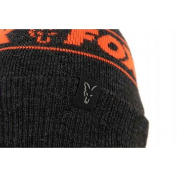 CZAPKA FOX ZIMOWA BOBBLES BLACK ORANGE