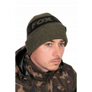 CZAPKA FOX ZIMOWA BLACK GREEN BEANIE