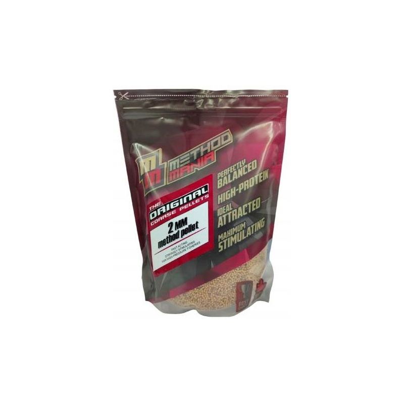 PELLET ZANĘTOWY METHOD MANIA 900g 2mm ORIGINAL PELLET ZANĘTOWY METHOD MANIA 900g 2mm ORIGINAL