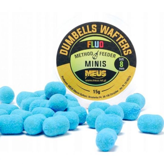 DUMBELLS MEUS WAFTERS FLUO 8mm MINIS HALIBUT DUMBELLS MEUS WAFTERS FLUO 8mm MINIS HALIBUT