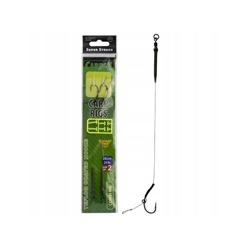 PRZYPON KARPIOWY ROBINSON COMBI 20cm 15lbs HAK 8 PRZYPON KARPIOWY ROBINSON COMBI 20cm 15lbs HAK 8
